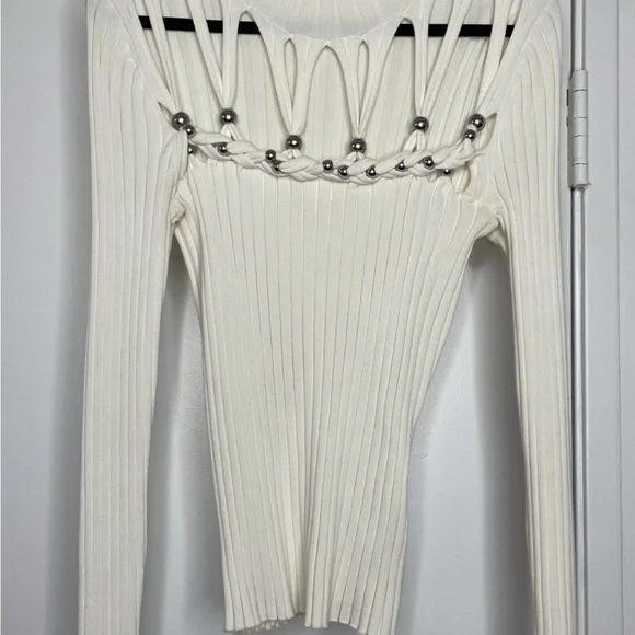Dion Lee Beaded Knit top - Picture 2 of 7